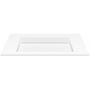Cristalstone Linea Ideal umywalka 90x45 cm wpuszczana prostokątna biały U900-MCOLC/CR/BO zdj.3