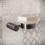 Cersanit Zen mydelniczka ścienna czarna-gun metal S951-896 zdj.4