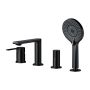 Cersanit Virgo bateria wannowo-prysznicowa nawannowa czarna S522-108 zdj.1