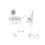 Cersanit Virgo bateria wannowo-prysznicowa podtynkowa chrom S522-119 zdj.2