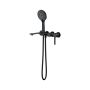 Cersanit Virgo bateria wannowo-prysznicowa podtynkowa czarna S522-120 zdj.1
