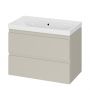 Cersanit Moduo umywalka 80x38 cm prostokątna ścienna-meblowa biała K116-012 zdj.4