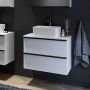 Cersanit Virgo szafka 60 cm podumywalkowa wisząca z blatem szary/dąb S522-022 zdj.5