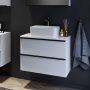 Cersanit Virgo szafka 60 cm podumywalkowa wisząca z blatem szary/dąb S522-023 zdj.4