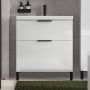Cersanit City zestaw 60 cm szafka podumywalkowa z blatem Moduo biały połysk/dąb (S590022, S584017DSM, S584033, S5990163) zdj.16