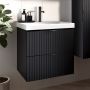 Cersanit Tirso umywalka z szafką 80 cm czarną S801-587 zdj.6