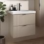 Cersanit Tirso szafka 99,4x44,6x57,2 cm podumywalkowa wisząca kaszmir S1015-013 zdj.8