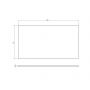 Cersanit Tirso blat 80x45 cm kaszmir S1015-020 zdj.2