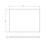 Cersanit Tirso blat 60x45 cm fiord S1015-026 zdj.2