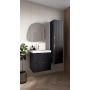 Cersanit Tirso szafka 99,4x44,6x57,2 cm podumywalkowa wisząca czarna S1017-012 zdj.5