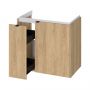 Cersanit Ovida szafka 79,4x45x70 cm podumywalkowa wisząca dąb S1058-011 zdj.3
