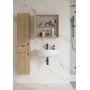 Cersanit Ovida szafka 30x30x150 cm boczna wisząca dąb S1058-012 zdj.8