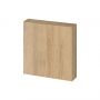 Cersanit Ovida szafka 59,4x13,8x59,2 cm boczna wisząca dąb S1058-014 zdj.1