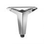 Cersanit Ovida noga meblowa chrom 1 szt  S1061-001 zdj.1