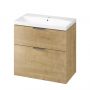 Cersanit City umywalka z szafką 80,5 cm dąb S4004-135 zdj.3