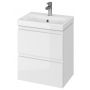 Cersanit Moduo umywalka z szafką 50 cm zestaw meblowy Slim biały S801-229-DSM zdj.1
