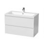 Cersanit Como umywalka z szafką 89,4 cm białą S801-266-DSM zdj.1