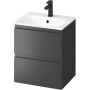 Cersanit Moduo umywalka z szafką 49,4 cm antracyt S801-471-DSM zdj.1