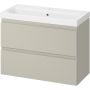 Cersanit Moduo umywalka z szafką 80 cm slim kaszmir S801-595 zdj.1