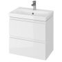 Zestaw Cersanit Moduo umywalka z szafką 60 cm zestaw meblowy Slim EcoBox biały S801-227-ECO zdj.10