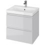 Zestaw Cersanit Moduo umywalka z szafką 60 cm zestaw meblowy EcoBox biały/szary S801-222-ECO zdj.9