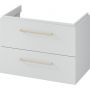 Cersanit Larga zestaw 80 cm szafka podumywalkowa z blatem szary/biały (S932024, S932075) zdj.21