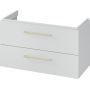 Cersanit Larga zestaw 100 cm szafka podumywalkowa z blatem szary/biały (S932025, S932078) zdj.21