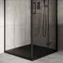 Cersanit Tako Slim brodzik 90x90 cm kwadratowy czarny mat S932-166 zdj.8