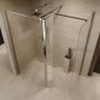 Cersanit Mille ścianka prysznicowa walk-in 30 cm chrom połysk/szkło przezroczyste S161-009 zdj.4