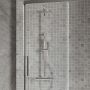 Cersanit City Square zestaw wannowo-prysznicowy ścienny termostatyczny z deszczownicą chrom S951-860 zdj.5