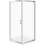 Cersanit Arteco kabina prysznicowa 90x90 cm kwadratowa chrom/szkło przezroczyste S157-010 zdj.1