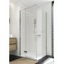 Zestaw Cersanit Jota kabina prysznicowa 90x90 cm kwadratowa lewa z brodzikiem Tako chrom/szkło przezroczyste (S160001, S204012) zdj.4