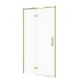 Cersanit Larga drzwi prysznicowe 100 cm uchylne złoty mat/szkło przezroczyste S164-067 zdj.1