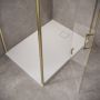 Cersanit Larga ścianka prysznicowa 80 cm złoty mat/szkło przezroczyste S164-069 zdj.5