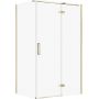 Cersanit City kabina prysznicowa 120x90 cm prostokątna prawa złoty połysk/szkło przezroczyste S584-092 zdj.1