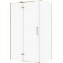 Cersanit City kabina prysznicowa 120x90 cm prostokątna lewa złoty połysk/szkło przezroczyste S584-093 zdj.1