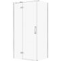 Cersanit City kabina prysznicowa 100x80 cm prostokątna lewa chrom połysk/szkło przezroczyste S584-095 zdj.1