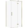 Cersanit City kabina prysznicowa 100x80 cm prostokątna prawa złoty połysk/szkło przezroczyste S584-098 zdj.1