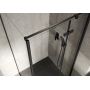 Cersanit City kabina prysznicowa 80x80 cm kwadratowa lewa czarny mat/szkło przezroczyste S584-106 zdj.5