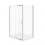 Cersanit Mito Iva kabina z brodzikiem 120x90 cm prostokątna chrom połysk/szkło przezroczyste S601-248 zdj.1