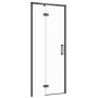 Cersanit Larga drzwi prysznicowe 90 cm lewe czarny/szkło przezroczyste S932-128 zdj.1