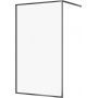 Cersanit Larga Walk-In ścianka prysznicowa 120 cm czarny/szkło przezroczyste S932-140 zdj.1