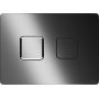 Cersanit Accento Square przycisk spłukujący do WC gun metal szczotkowany K3042-006 zdj.1