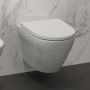 Cersanit Larga miska WC z deską wolnoopadającą wisząca bez kołnierza biały mat S701-608 zdj.10