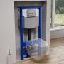 Zestaw Cersanit Moduo miska WC CleanOn squere z deską wolnoopadającą i stelaż podtynkowy Aqua 2.0 S4027-003 zdj.6