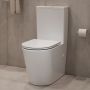 Cersanit Bonica kompakt WC z deską wolnoopadającą ze spłukiwaniem wirowym biały K3028-001 zdj.10