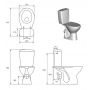 Cersanit Kompakt 640 miska WC kompakt z deską wolnoopadającą biała K100-394 zdj.2