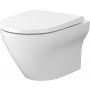 Cersanit Larga Oval miska WC wisząca CleanOn bez kołnierza biała K120-003 zdj.4