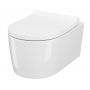 Zestaw Cersanit Inverto miska WC wisząca StreamOn z deską wolnoopadającą Slim i stelaż podtynkowy Tech Line Opti z przyciskiem chrom błyszczący S701-672 zdj.13