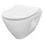 Cersanit Mille Plus miska WC wisząca bez kołnierza CleanOn biała K675-007 zdj.4
